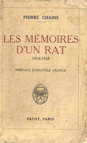 Les Mmoires d'un Rat (Pierre Chane 1917 - Edition 1930)
